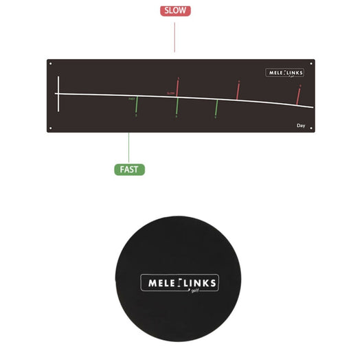 Tapete de Práctica de Golf con Guía de Trayectoria para Putting - Image 11