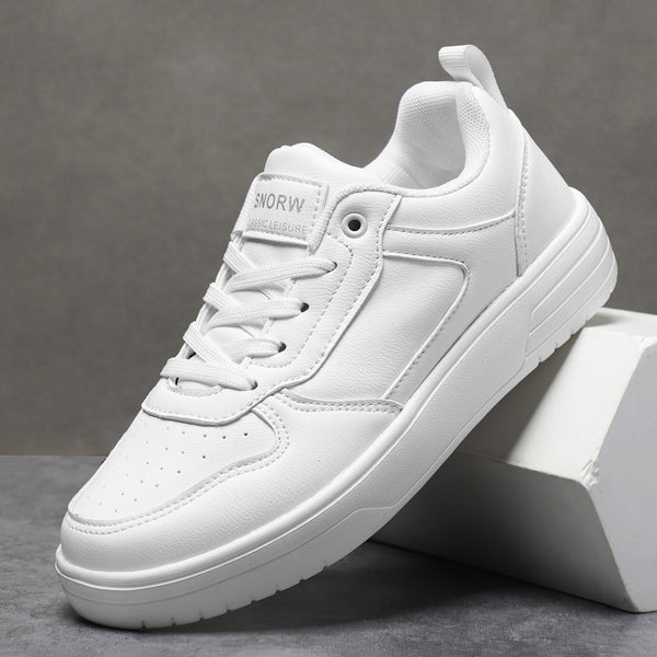 Zapatillas Blancas Para Parejas - Tenis Blancos Puros Para Hombre Primavera y Otoño