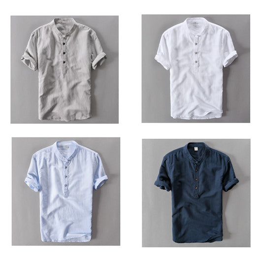 Camisa de Algodón y Lino - Image 7
