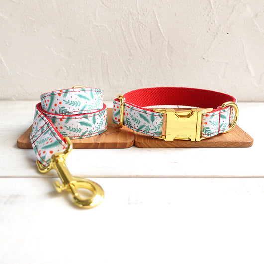 Collar de Perro Navideño Resistente a Mordidas y Práctico