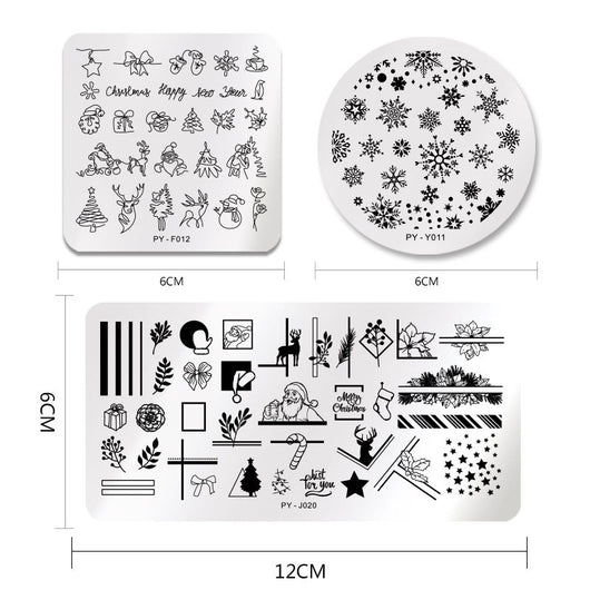 Plantilla de Estampado para Uñas - Kit Profesional de Transferencia - Image 24