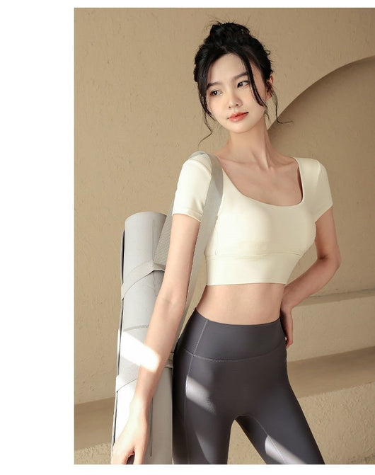 Camiseta Manga Corta para Mujer con Refuerzo de Pecho - Image 13