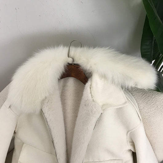 Abrigo de Lana Reversible Grueso para Otoño e Invierno - Image 30