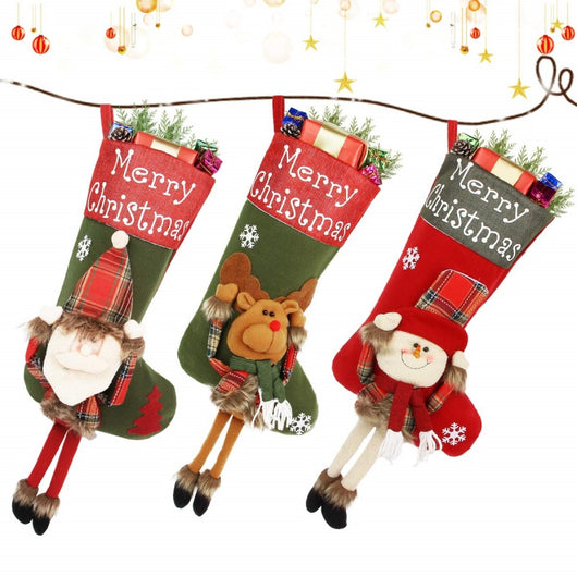 Set de Medias Navideñas 3D Gigantes - Decoraciones Navidad 2024 - Image 2