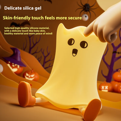Lámpara Fantasma de Silicona Táctil - Luz Nocturna Suave y Decorativa - Image 6