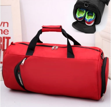 Bolsa Deportiva Cilíndrica para Hombre - Bolsa de Entrenamiento Multideporte Impermeable