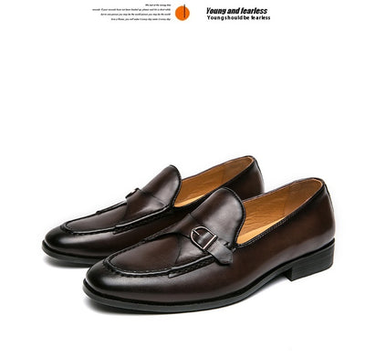 Zapatos de Cuero Premium con Cierre Fácil para Hombre - Image 22