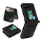 Funda Plegable Retro con Múltiples Compartimentos y Patrón Patchwork