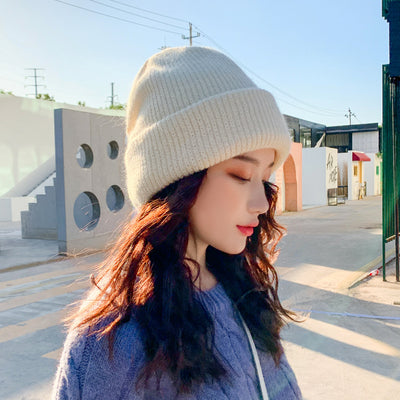 Conjunto de Gorro y Bufanda de Lana con Pelaje de Conejo - Image 6