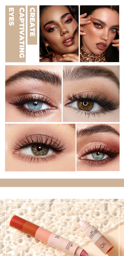 Delineador Lazy Eye de 5 Secciones con Highlighter para Rostro - Image 15