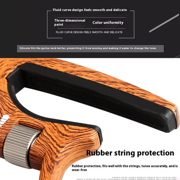Guitarra Acústica Aroma Capo AC-30 de Madera Maciza