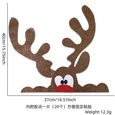 Adhesivos Decorativos Navideños de Fieltro para Puertas - Image 9
