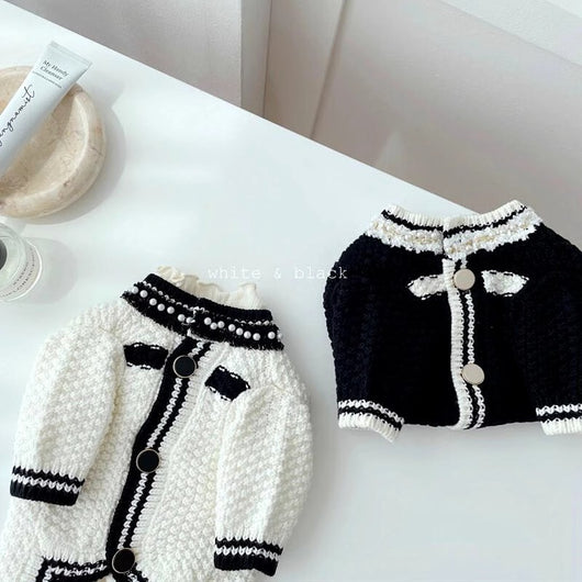 Suéter para Perro Estilo Coreano con Cuello de Perlas - Image 12
