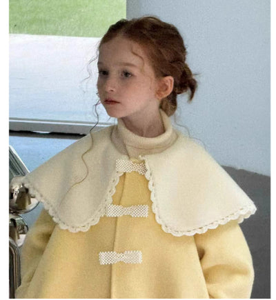 Abrigo Amarillo Acolchado de Largo Medio para Niños - Image 9