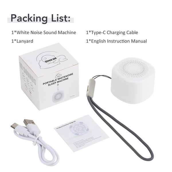 Máquina de Ruido Blanco Portátil para Dormir Bebés - Image 5