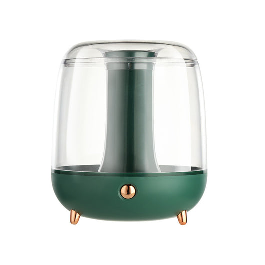 Fashionable dark green and clear portable smart water replenisher with rose gold accents on a white background. - Image 8