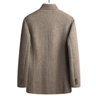 Abrigo de Lana Reversible para Hombre - Corte Medio - Image 2