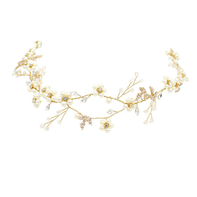 Diadema de Flores de Perla para Novia - Image 5