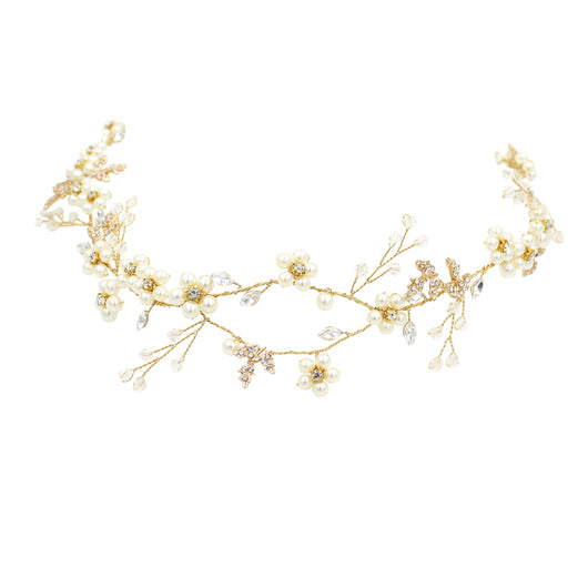 Diadema de Flores de Perla para Novia - Image 5