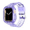 Clear through purple