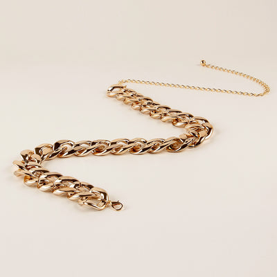 Cinturón de Cadena Gruesa Retro Punk - Accesorio de Moda Versátil Europeo - Image 6