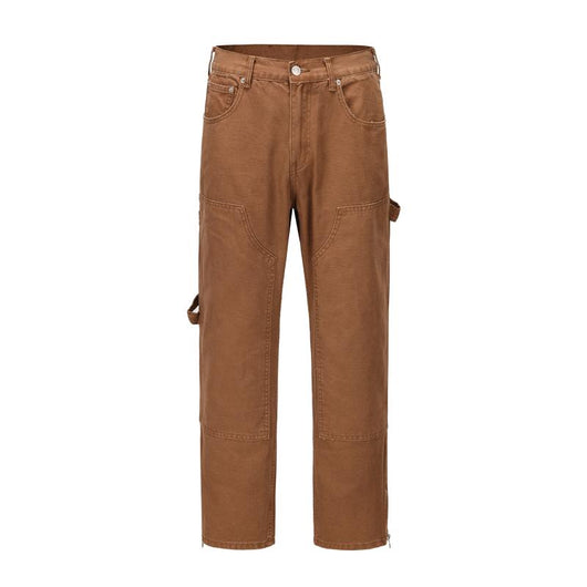 Pantalones Cargo Jeans Sueltos de Cadena Estilo Urbano - Image 2