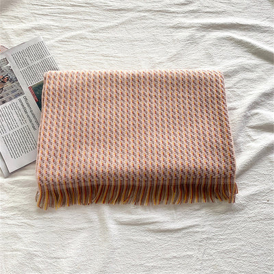 Pashmina Gruesa de Cachemira Europea con Flecos - Bufanda Térmica Premium - Image 13