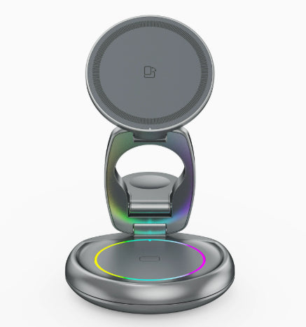 Estación de Carga Inalámbrica 3 en 1 para Smartphone, Reloj y Auriculares - Image 18