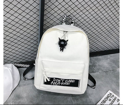 Mochila de Lona Estilo Coreano para Estudiantes y Aventuras - Image 5