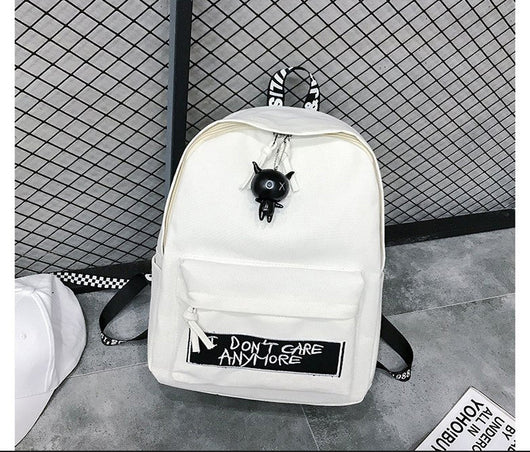 Mochila de Lona Estilo Coreano para Estudiantes y Aventuras - Image 5