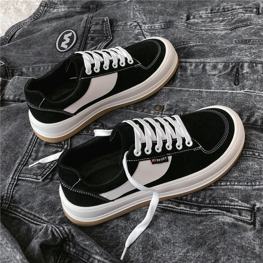 Zapatillas de Skate Urbanas Estilo Hong Kong para Hombres Jóvenes con Plataforma - Image 5
