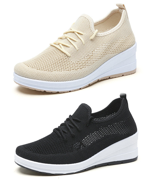 Tacones Cuña Plataforma Respirable con Malla para Mujer - Image 15