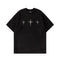Playera Suelta de Cuello Redondo con Estampado Asterismo para Hombre