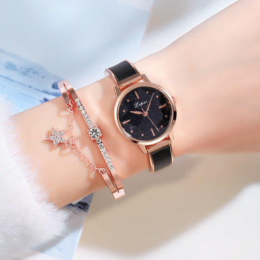 Reloj de Cuarzo para Mujer Minimalista con Detalle Acuático Exquisito - Image 16