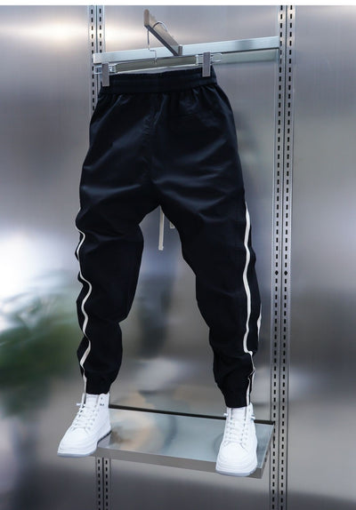 Pantalones Casuales Holgados a Rayas para Hombre - Image 12