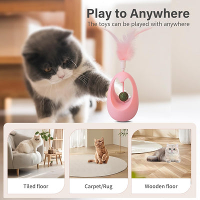 Juguete Interactivo para Gatos con Hierba Gatera y Pelotas Comestibles - Image 5