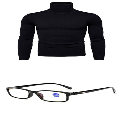 Suéter Térmico Cuello Alto Slim Fit para Hombre - Abrigo Base Cálido - Image 11