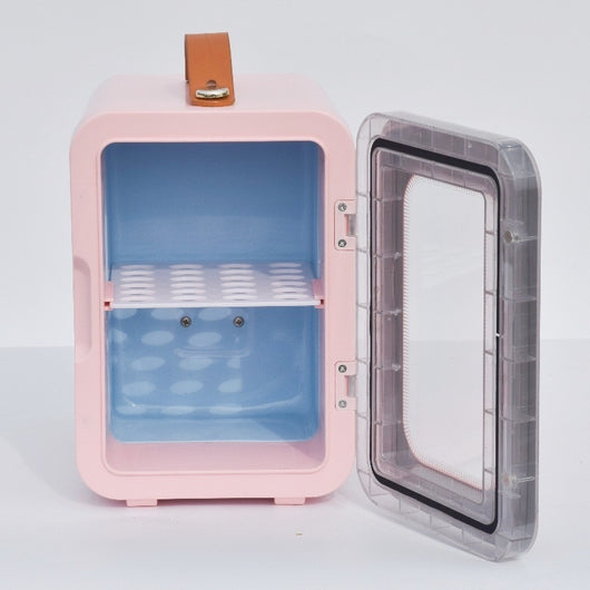 Minirefrigerador de Belleza Dual Temperatura con Puerta Transparente - Image 8