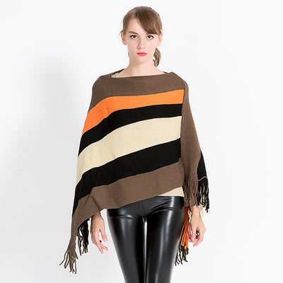 Chal de Moda con Rayas Estilo Europeo para Mujer - Image 10