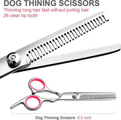 Kit Profesional de Tijeras para Aseo de Mascotas con Puntas de Seguridad - Image 5