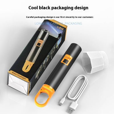 Linterna LED de Alta Potencia Recargable - Alcance Extremo y Batería Duradera - Image 2