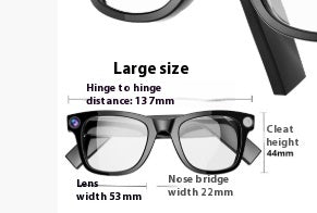 Gafas Inteligentes con Cámara HD Anti-vibración para Grabación Profesional - Image 7