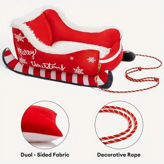 Cama Trineo Navideño para Mascotas - Image 2