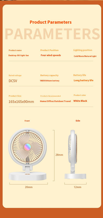 Ventilador Dual de Escritorio con Carga y Enchufe - Image 17