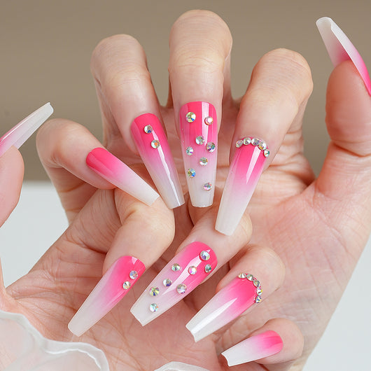 Uñas Postizas Almendradas Mate Brillante - Diseño Simple - Image 22