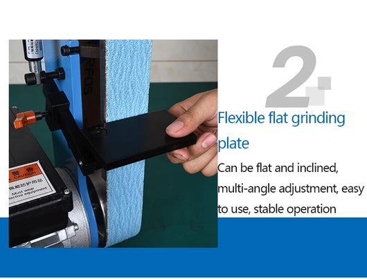 Lijadora de Banda Vertical Eléctrica para Afilado y Pulido Profesional - Image 17