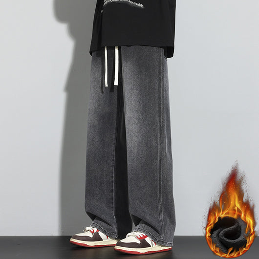 Jeans Hombre Pierna Ancha Minimalista y Cómodo - Image 10