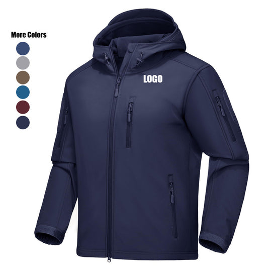 Chaqueta Deportiva Impermeable con Capucha para Hombre - Corte Holgado