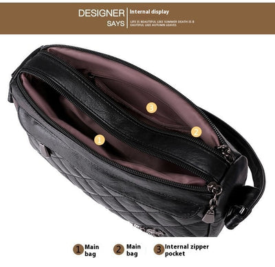Bolso Bandolera de Cuero PU Texturizado Suave - Image 26