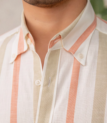 Camisa Ejecutiva Transpirable con Cuello Italiano y Botones Ocultos - Image 11